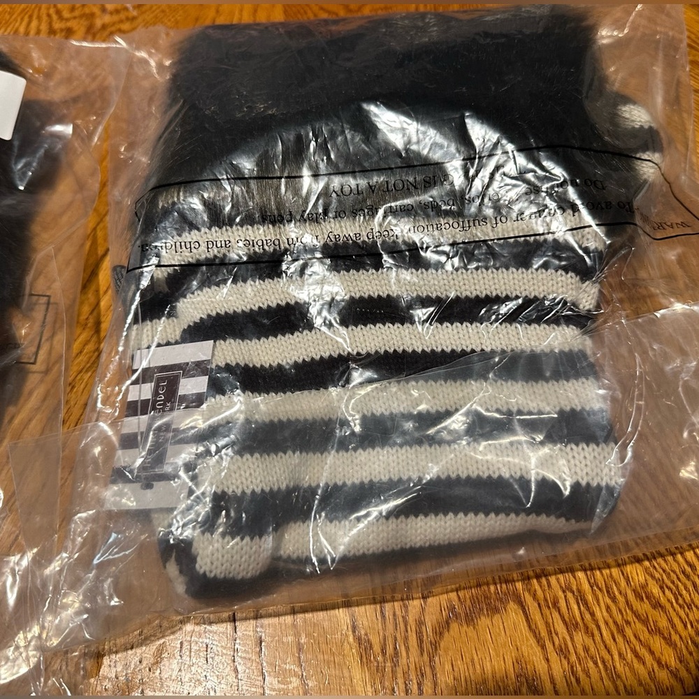 COPY - Henri Bendel Striped Stocking.